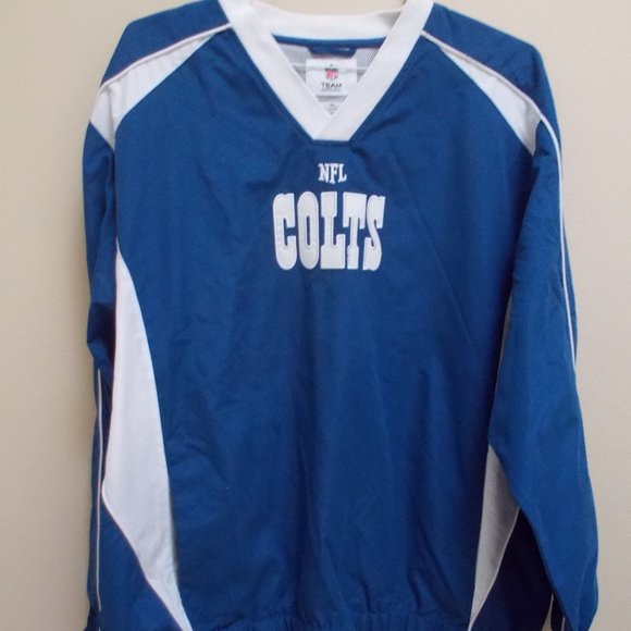 NFL Colts V-Neck Pull Over Jacket - Picture 1 of 7